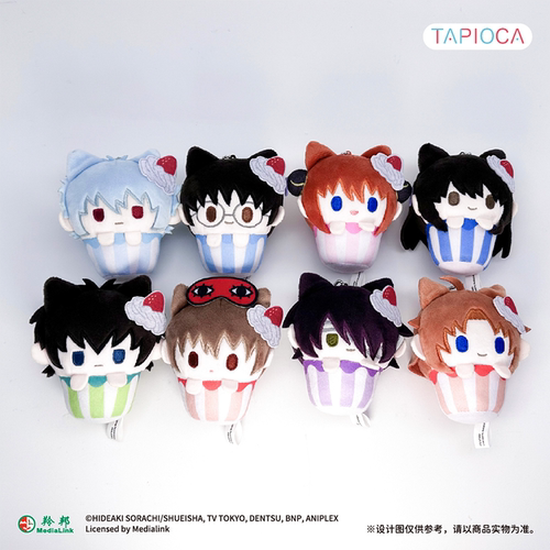 【TAPIOCA现货】银魂 官方周边 纸杯蛋糕毛绒玩偶娃娃 盲盒 全8种
