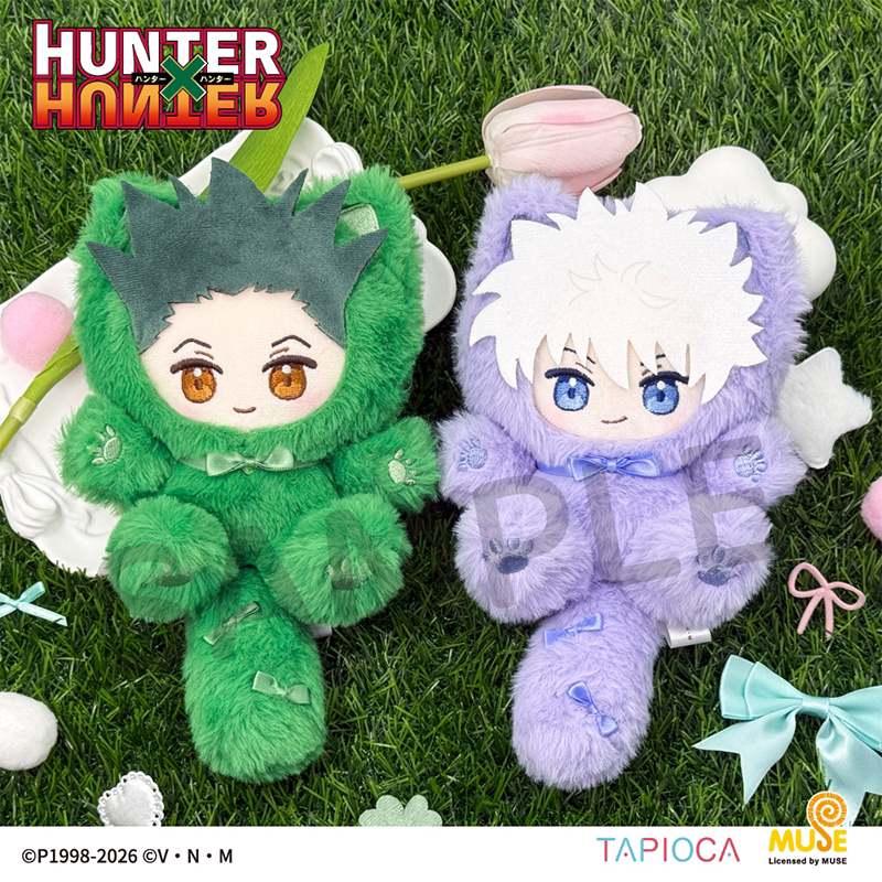 【TAPIOCA预售】猎人×猎人 全职猎人周边TAPI蝴蝶结猫咪玩偶娃娃图片