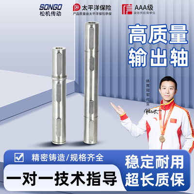 NMRV减速机配件单/双出轴输出轴