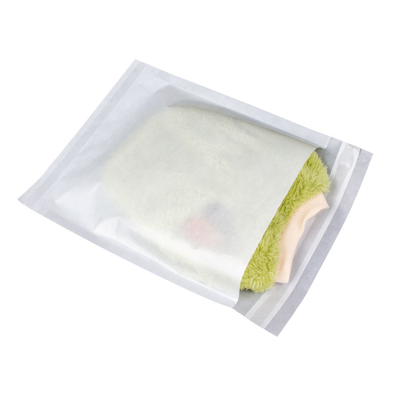 好货半透明蜡光纸袋定制环保自粘光滑小包装袋衣服内包袋子格拉辛