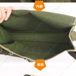 厂家。大号安全生产绿色帆布工具包加厚加大多功能维修工具袋特价