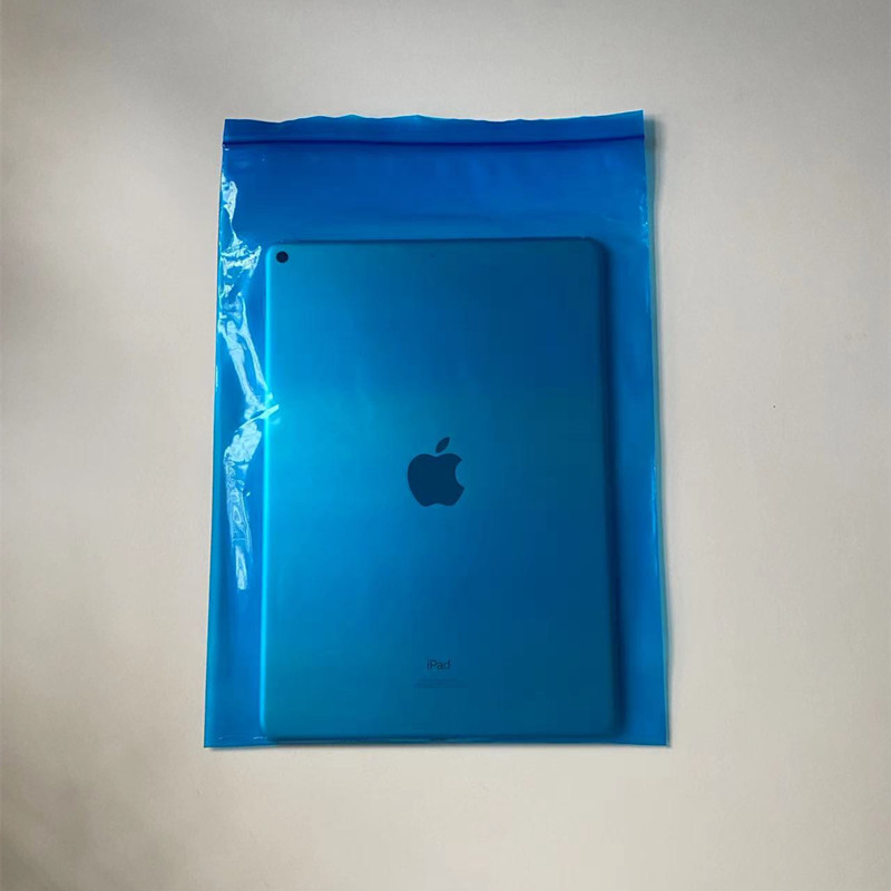 好货蓝色自封袋密封袋夹链袋骨袋塑料袋彩色包装袋PE袋加厚封装袋