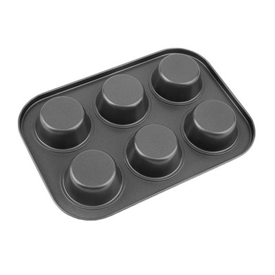 6 Cups/12 Cups  Non-stick Cupcake Baking Tray Cup Cake Mold