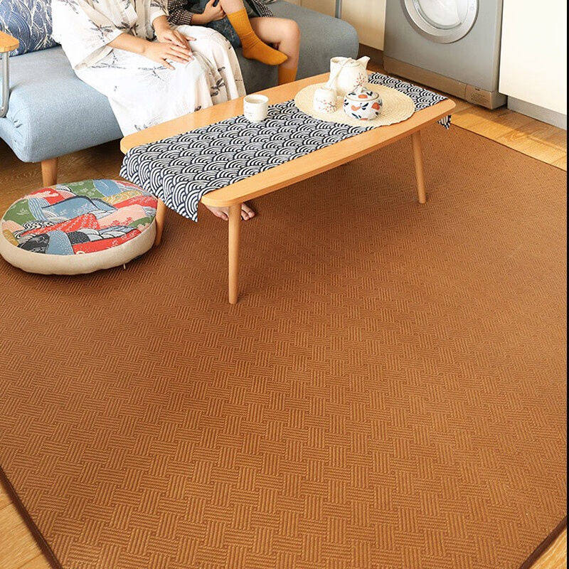 极速厂家日式凉席地毯客厅卧室阳台床边飘窗夏季天藤编席子爬行榻