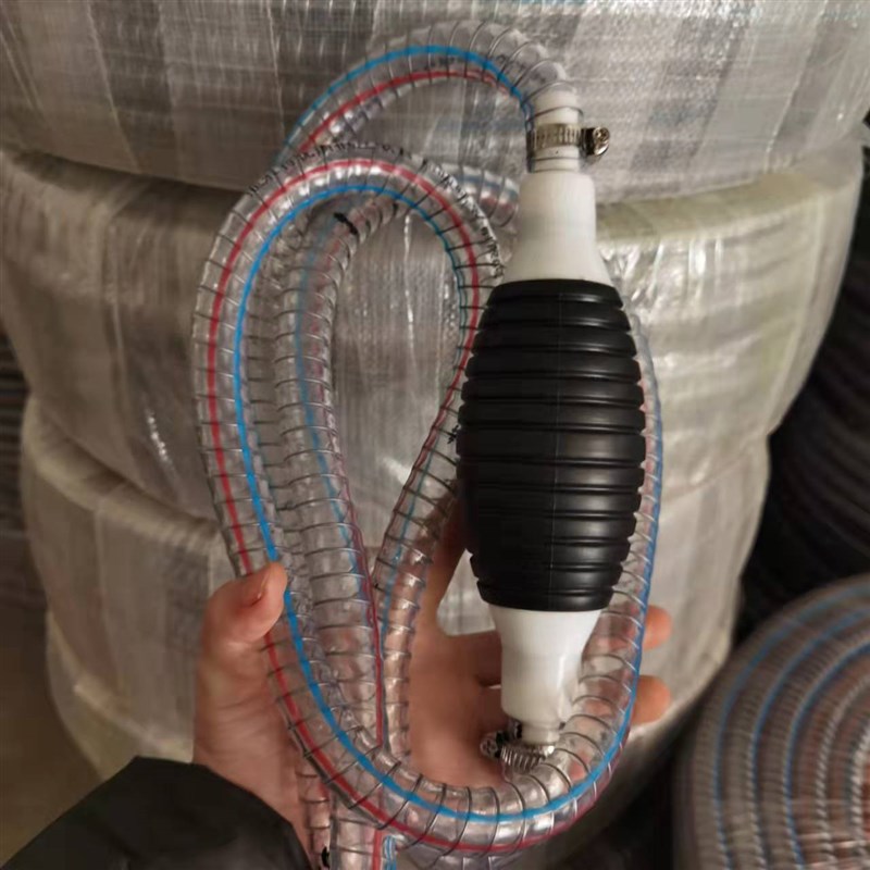 6分管尿素液加注器防冻抽油管吸油器自吸抽水神器导流管钢丝软管