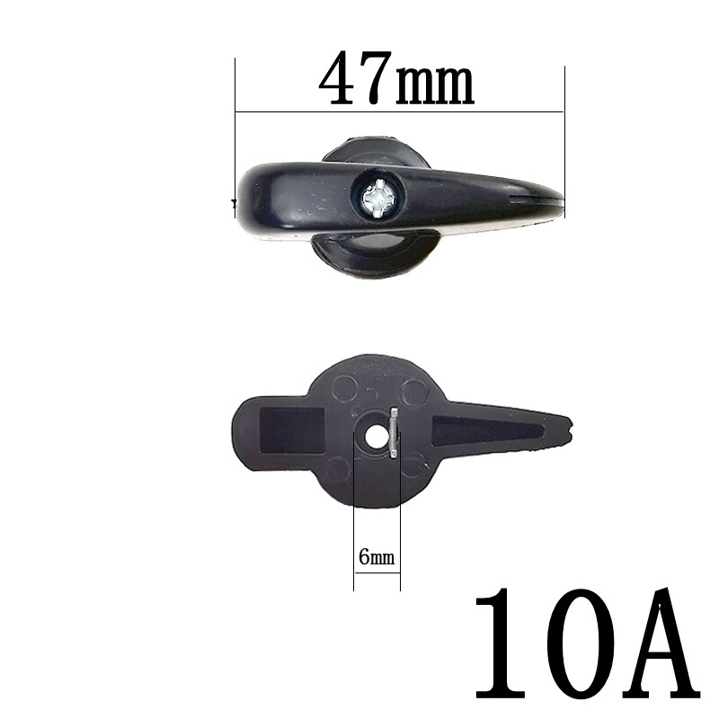 好货。HZ10-10A/25A/60A/开6A组合关把手三轮车开关黑色塑料控制