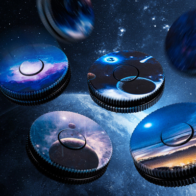 极速Fingertip Infinity Sound Coin Gyro Anti-Stress Hand-push