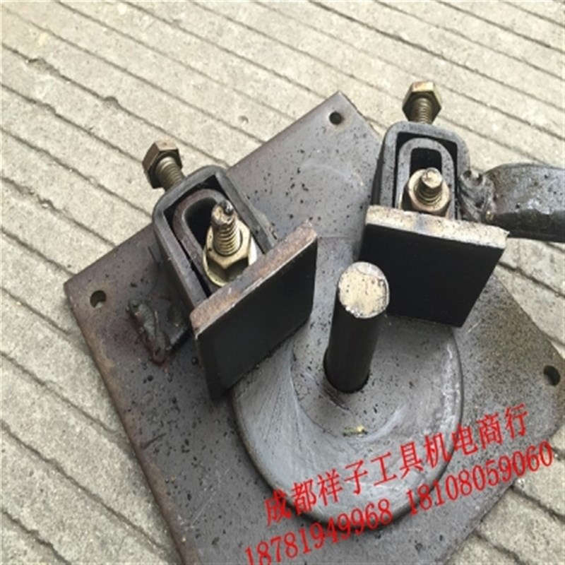 好货。方管折弯机手动两用小号不锈钢管工地弯线耐用角铁折弯器工