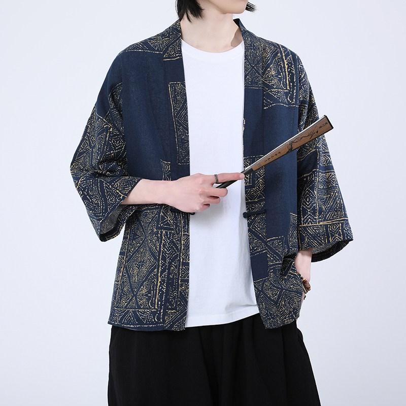 好货云南男装披肩穿搭上衣少数民族风情服饰西双版纳傣族服装披风