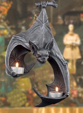 Fashion Bat Candlestick Delicate Vivid Shatterproof Battery