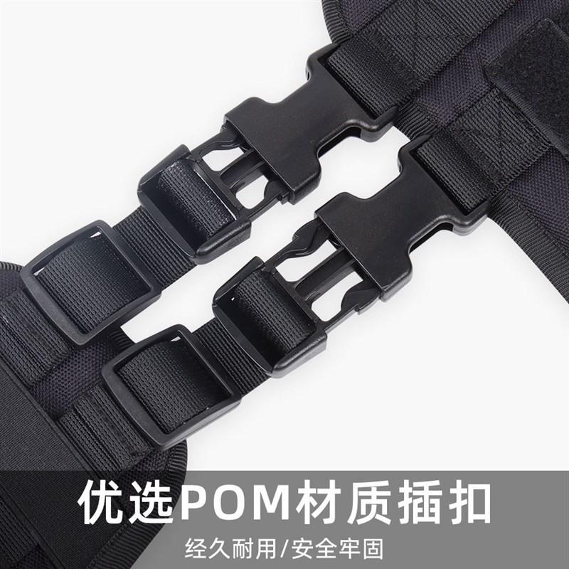 新款大狗战术背心户外防泼水狗胸抱婴袋中大型犬战术胸背结实耐用