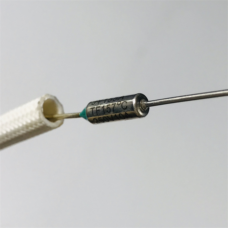 极速电饭煲电压力锅空气炸锅电饼铛配件保险管 157℃带线保险丝熔