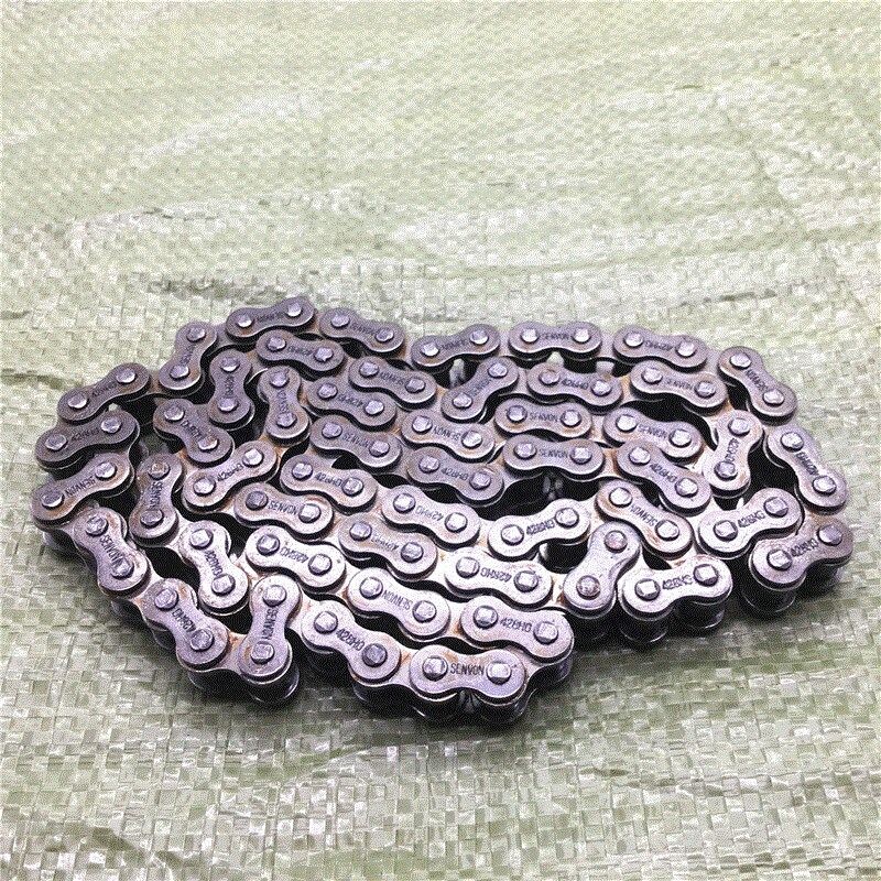 好货110摩托车套链弯梁100链条链轮套装牙盘弯梁车大小飞轮加厚链