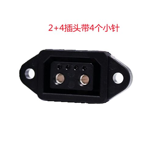 好货2+4锂电振特爱玛小牛GOG1G2九号转接线 粗铜充电桩转接头插头