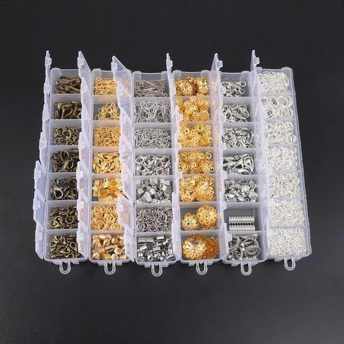 Jewelry Findings Set/Lobster Clasp Hooks/Open Jump Ring/Eye