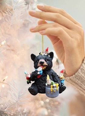 Free Shiping Animal Eat Gnome Pendant Cat Dinosaur Black