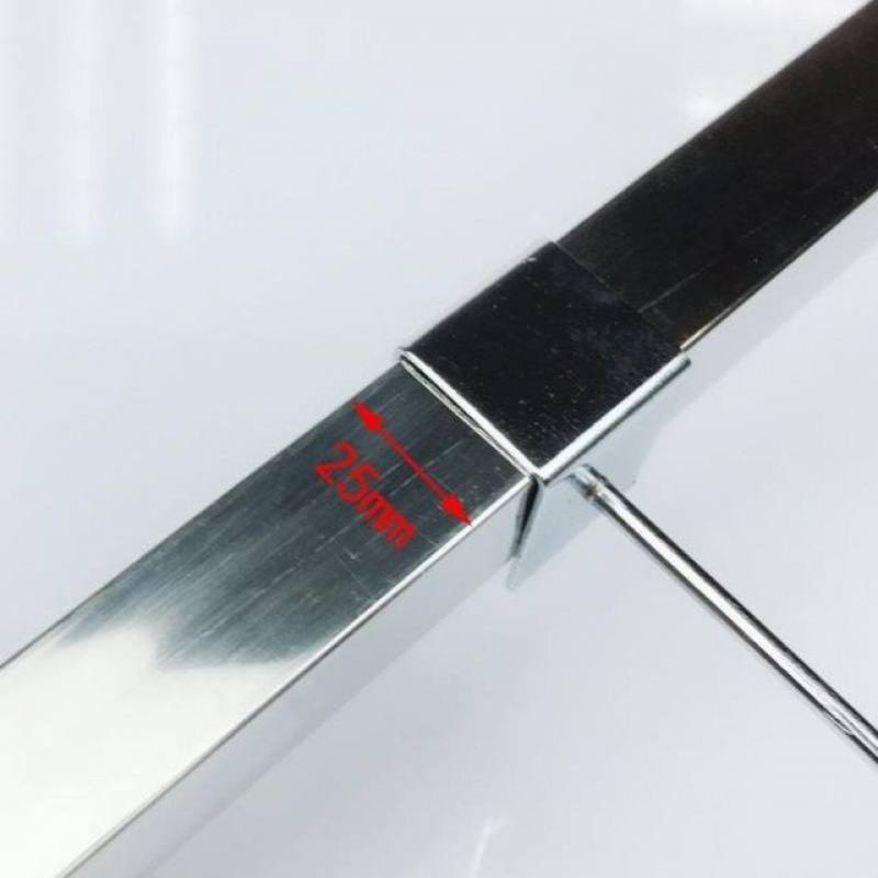 好货方管挂钩卡口2.5货架5珠7珠挂钩夜市摆摊架25mm方管挂钩