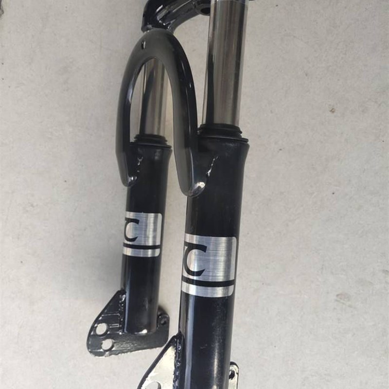 好货两轮电动自行车方向柱减震简易款小密豆车型14寸粗杆细杆一体
