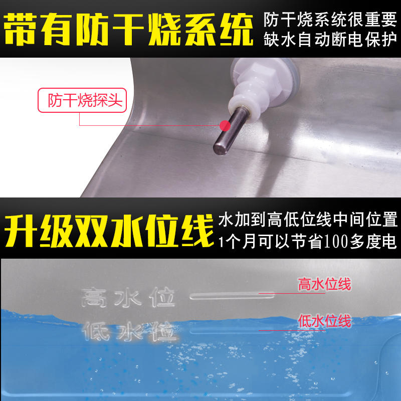 好货粥加热保温台商用包子移动小型6格摆摊快餐食堂打菜台温菜自