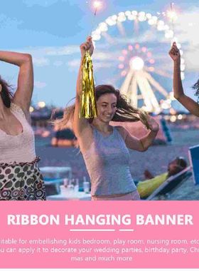 4 Packs Tassel Garland Banners Party Hanging Decor Tassel