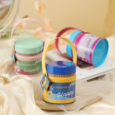 卡通儿童节伴手礼礼盒包装盒宝宝满月周岁生日糖果零食礼品收纳盒