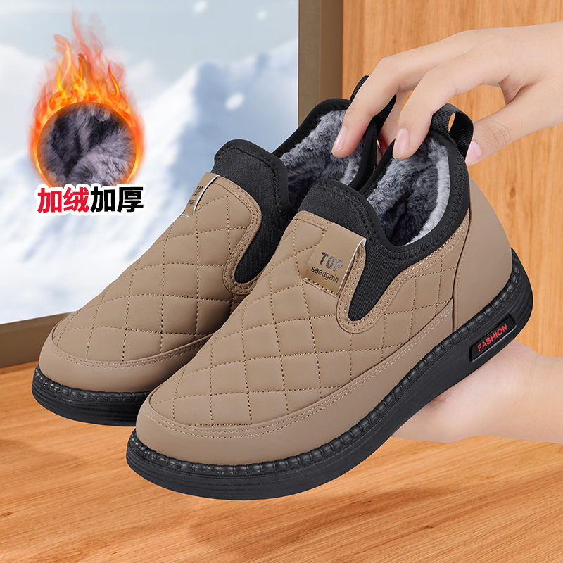 棉鞋女冬季加绒加厚保暖防滑防水