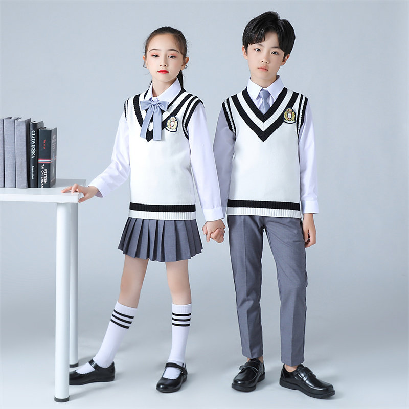 速发儿童合唱诵出服装风校服班服幼诗园园服中小学生儿朗演表演服