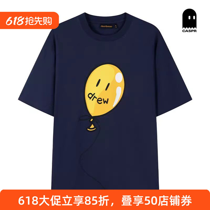 【官方正品】drew house潮流印花图案宽松短袖T恤 26春男女同款