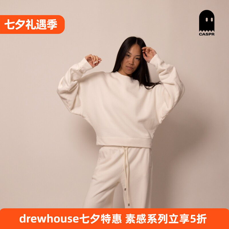 drewhouse素感蝙蝠袖圆领卫衣