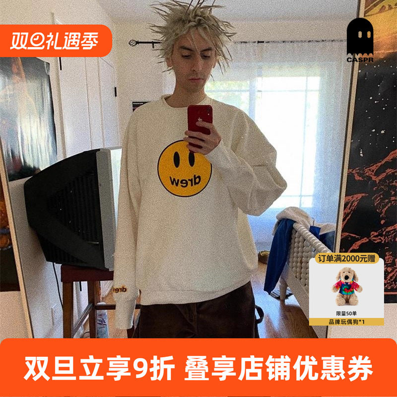【官方正品】drew house经典笑脸圆领卫衣25秋季男女同款