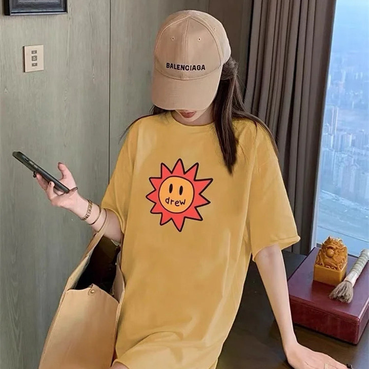 正品drewhouse太阳印花T恤图片