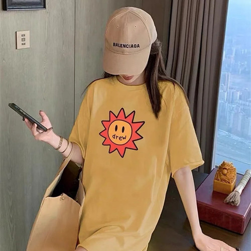 正品drewhouse太阳印花T恤