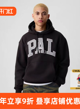 【官方正品】PALACE联名款字母印花连帽长袖卫衣 25秋季男女同款
