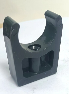 【高品质】管道固定卡箍支座 深灰色UPVC塑料管夹管卡DN15/20/25