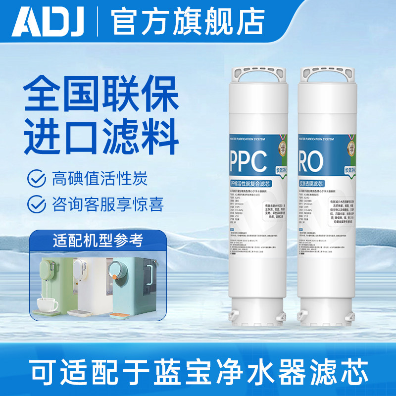 ADJ适配蓝宝滤芯blaupunkt德国dm01即热饮水机净水器ppcRO滤芯