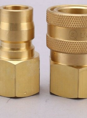 替米思米快速管接头无阀型内螺纹管塞QNPFC QNSFC1/2/3/4/6/8直销