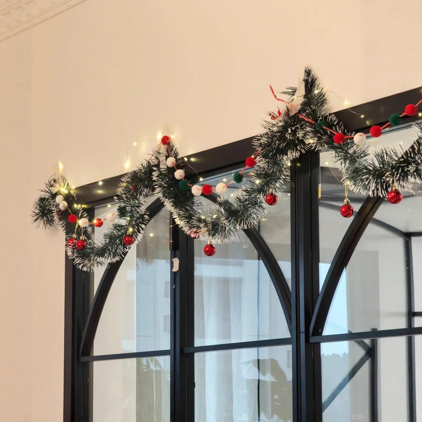 圣诞藤条超有圣诞氛围呢