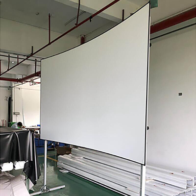 速发经科JK平面弧形幕投影画框幕布159寸16:10脚架支撑架支架可调