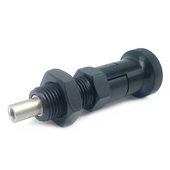 SUM22发黑前端螺纹自锁型旋钮柱塞 1216 替代米思米PXTYB PXTSB10