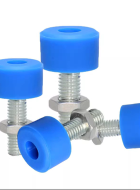 替代米思米/UNAHM4/5/6/8/带聚氨酯止动螺栓/蓝色头部/内六角孔型