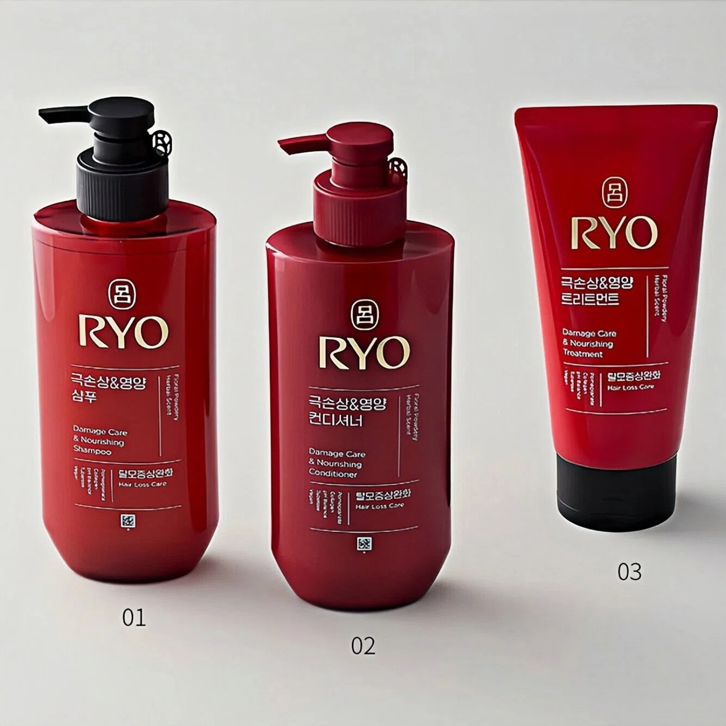 RYO/吕红吕修护洗发水护发素受损护理滋养修复韩国正品直邮