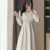 大码法式复古赫本风高档提花连衣裙夏季新款时尚气质修身显瘦长裙，商品下架区，凯文服饰