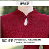 新中式大方得体的裙子2025夏季新款大码女装遮肚子提花旗袍愣头青，商品下架区，凯文服饰