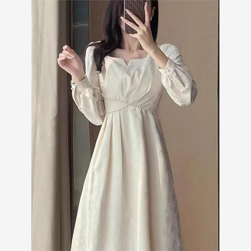 大码法式复古赫本风高档提花连衣裙夏季新款时尚气质修身显瘦长裙，商品下架区商品下架区，凯文服饰