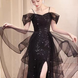 晚礼服女轻奢小众宴会气质生日成人礼蓬蓬裙高级感钢琴演出服，商品下架区，语缦