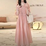 连衣裙新款夏季领连衣裙女连衣裙新款宽松显瘦裙慵懒风，商品下架区，凯文服饰