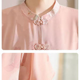 妈妈新中式风连衣裙女夏季贵夫人改良旗袍裙气质高贵中老年裙子，商品下架区，凯文服饰