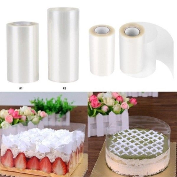 网红1 Roll Cake Surround Film Transparent Cake Collar Kitche