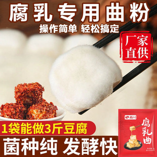 正宗豆腐乳发酵菌霉豆腐豆豉臭豆腐菌粉家用自制长白毛豆腐乳曲粉