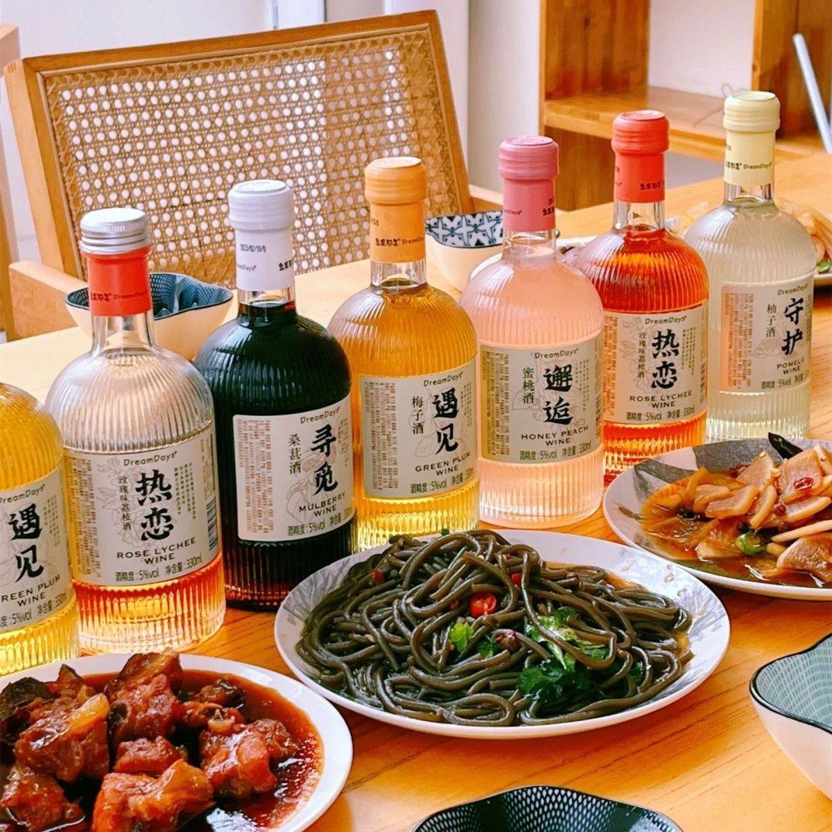 果酒女士低度甜酒订婚果酒微醺遇见寻觅桑葚邂逅蜜桃热恋同款果酒